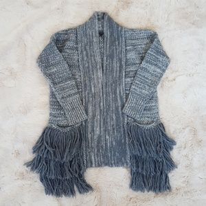 Banana Republic Fringe Sweater Cardigan
